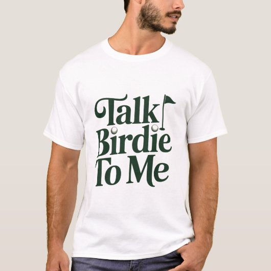 Sprich Vögelchen Zu Mir Golf Lustig Mädchen Golfer T-Shirt (Vorderseite)