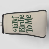 Sprich Vogelchen Zu Mir Golf Lustiges Mädchen Golf Headcover (Vorderseite)