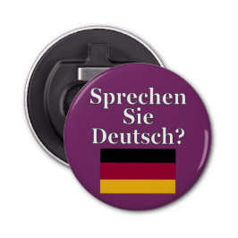 Sprichst du Deutsch? Auf Deutsch. Flag Flaschenöffner