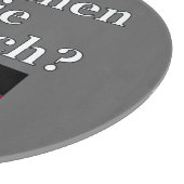 Sprichst du Deutsch? Auf Deutsch. Flag Schneidebrett (Ecke)