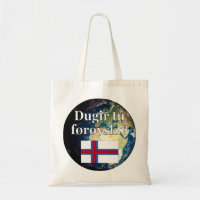 Sprichst du Färöisch? Auf Färöisch. Flag & Erde