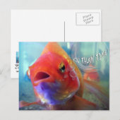 Sprichst du mit mir? postkarte (Vorne/Hinten)