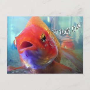 Sprichst du mit mir? postkarte