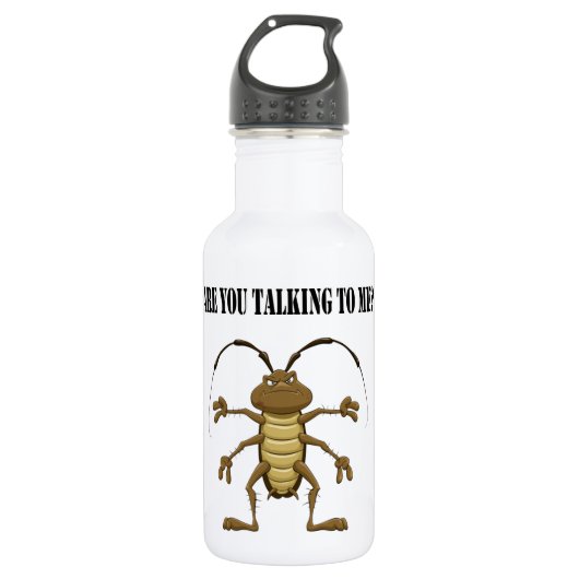 Sprichst du mit mir? trinkflasche (Vorderseite)