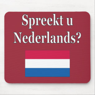 Sprichst du Niederländisch? Auf Niederländisch. Fl Mousepad