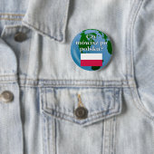 Sprichst du Polnisch? Auf Polnisch. Flagge & Globu Button (Beispiel)