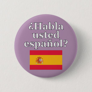 Sprichst du Spanisch? Auf Spanisch. Flag Button
