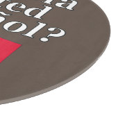 Sprichst du Spanisch? Auf Spanisch. Flag Schneidebrett (Ecke)