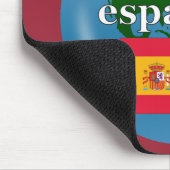 Sprichst du Spanisch? Auf Spanisch. Flagge & Globu Mousepad (Ecke)