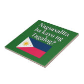 Sprichst du Tagalog? In Tagalog. Flag Fliese (Seite)