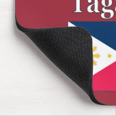 Sprichst du Tagalog? In Tagalog. Flag Mousepad (Ecke)