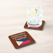 Sprichst du Tagalog? In Tagalog. Flag Untersetzer (Rechte Seite)