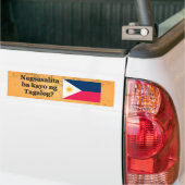 Sprichst du Tagalog? In Tagalog. Flaggenbf Autoaufkleber (Auf Lkw)