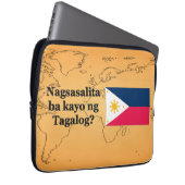 Sprichst du Tagalog? In Tagalog. Flaggenbf Laptopschutzhülle (Vorne Rechts)