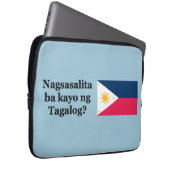 Sprichst du Tagalog? In Tagalog. Flaggenbf Laptopschutzhülle (Vorne Rechts)