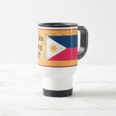 Sprichst du Tagalog? In Tagalog. Flaggenbf Reisebecher (VorderseiteRechts)