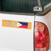 Sprichst du Tagalog? In Tagalog. Flaggenwanne Autoaufkleber (Auf Lkw)