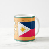 Sprichst du Tagalog? In Tagalog. Flaggenwanne Kaffeetasse (VorderseiteRechts)