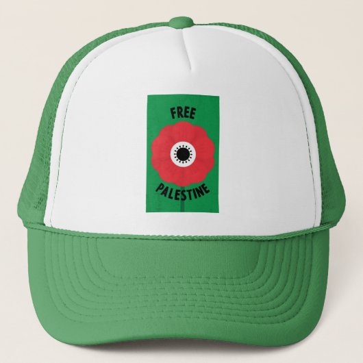 Spricht Palästina ohne Worte Truckerkappe (Vorderseite)