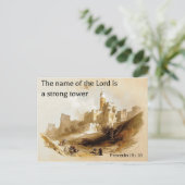 Sprichwort 18: 10 auf einem alten Lithograph von J Postkarte (Stehend Vorderseite)