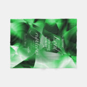 Sprichwort-18:10 Fleecedecke (Vorderseite (Horizontal))