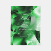 Sprichwort-18:10 Fleecedecke (Vorderseite)