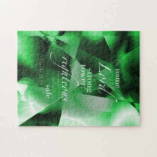 Sprichwort-18:10 Puzzle (Horizontal)