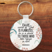 Sprichwort 30:5 Bibelverse Schlüsselanhänger (Vorderseite)