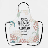 Sprichwort 30:5 Bibelverse Schürze (Vorderseite)