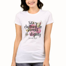 Sprichwort-31:25 wird sie in der Stärke gekleidet