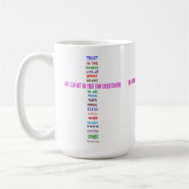 Sprichwort-3:5 - 6 - 15 Unze. Tasse