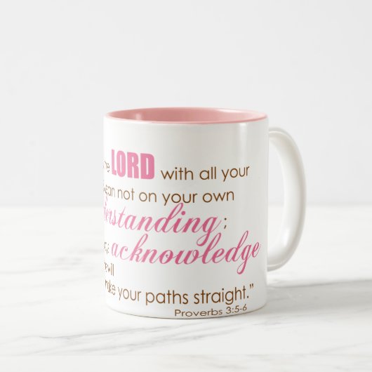 Sprichwort-3:5 - 6 zweifarbige tasse (VorderseiteRechts)