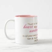 Sprichwort-3:5 - 6 zweifarbige tasse (Links)