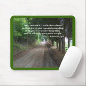 Sprichwort-3:5 - christliches Vers-Plakat der Mousepad (Mit Mouse)