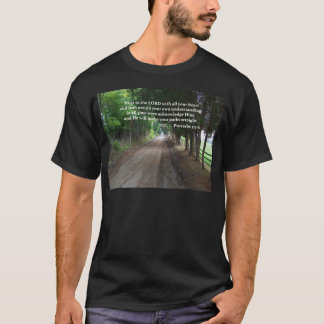 Sprichwort-3:5 - christliches Vers-Plakat der T-Shirt