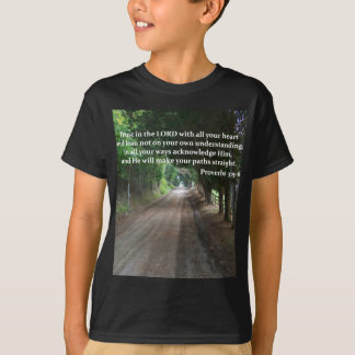 Sprichwort-3:5 - christliches Vers-Plakat der T-Shirt