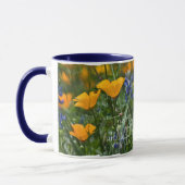 Sprichwort-3:5 Kalifornien-Mohnblumen-Kaffee-Tasse Tasse (Links)
