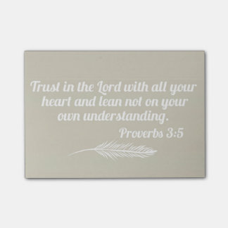 Sprichwort-3:5 Post-It Post-it Klebezettel