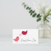 Sprichwort 3:5 Valentinische Vogelschutzkarte Begleitkarte (Stehend Vorderseite)