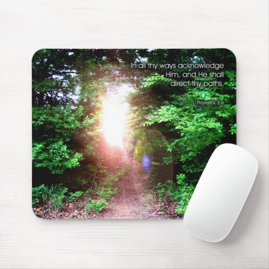 Sprichwort-3:6 - Mousepad (Mit Mouse)