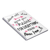 Sprichwort-4:23 Notizbuch/Zeitschrift Notizblock (Rechte Seite)