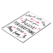 Sprichwort-4:23 Notizbuch/Zeitschrift Notizblock (Linke Seite)