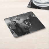 Sprichwort-Abschied Rechteckiger Pappuntersetzer (angewinkelt)