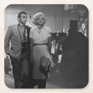 Sprichwort-Abschied Rechteckiger Pappuntersetzer