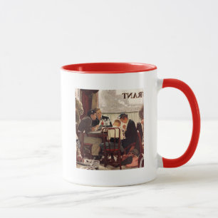 Sprichwort-Anmut durch Norman Rockwell Tasse