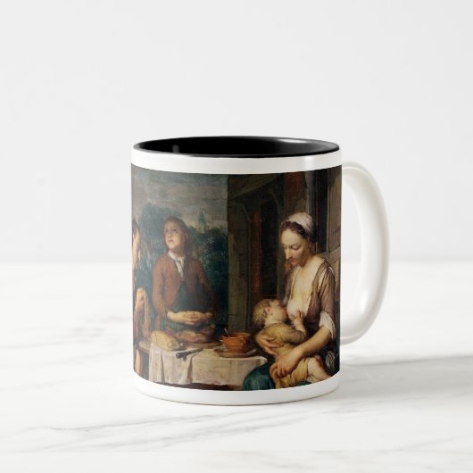 Sprichwort-Anmut Zweifarbige Tasse (VorderseiteRechts)