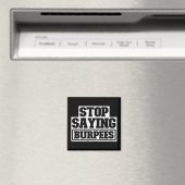 Sprichwort Burpees stoppen Trainingsgetriebe Coole Magnet (In Situ (Geschirrspüler))