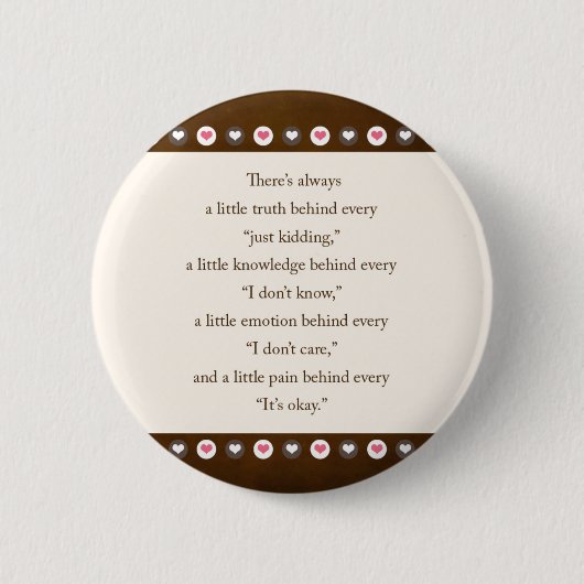 Sprichwort Button (Vorderseite)