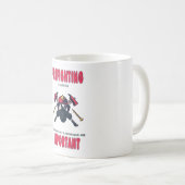 Sprichwort der Feuerwehr für die Beleuchtung Kaffeetasse (VorderseiteRechts)