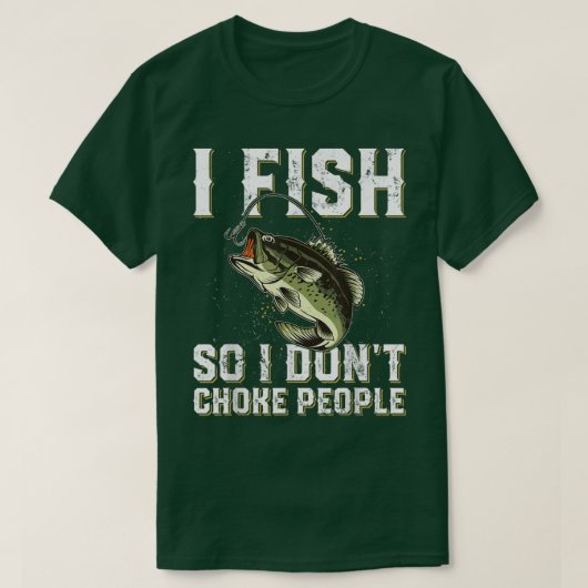 Sprichwort der Fischerei Männer 1283 T-Shirt (Design vorne)